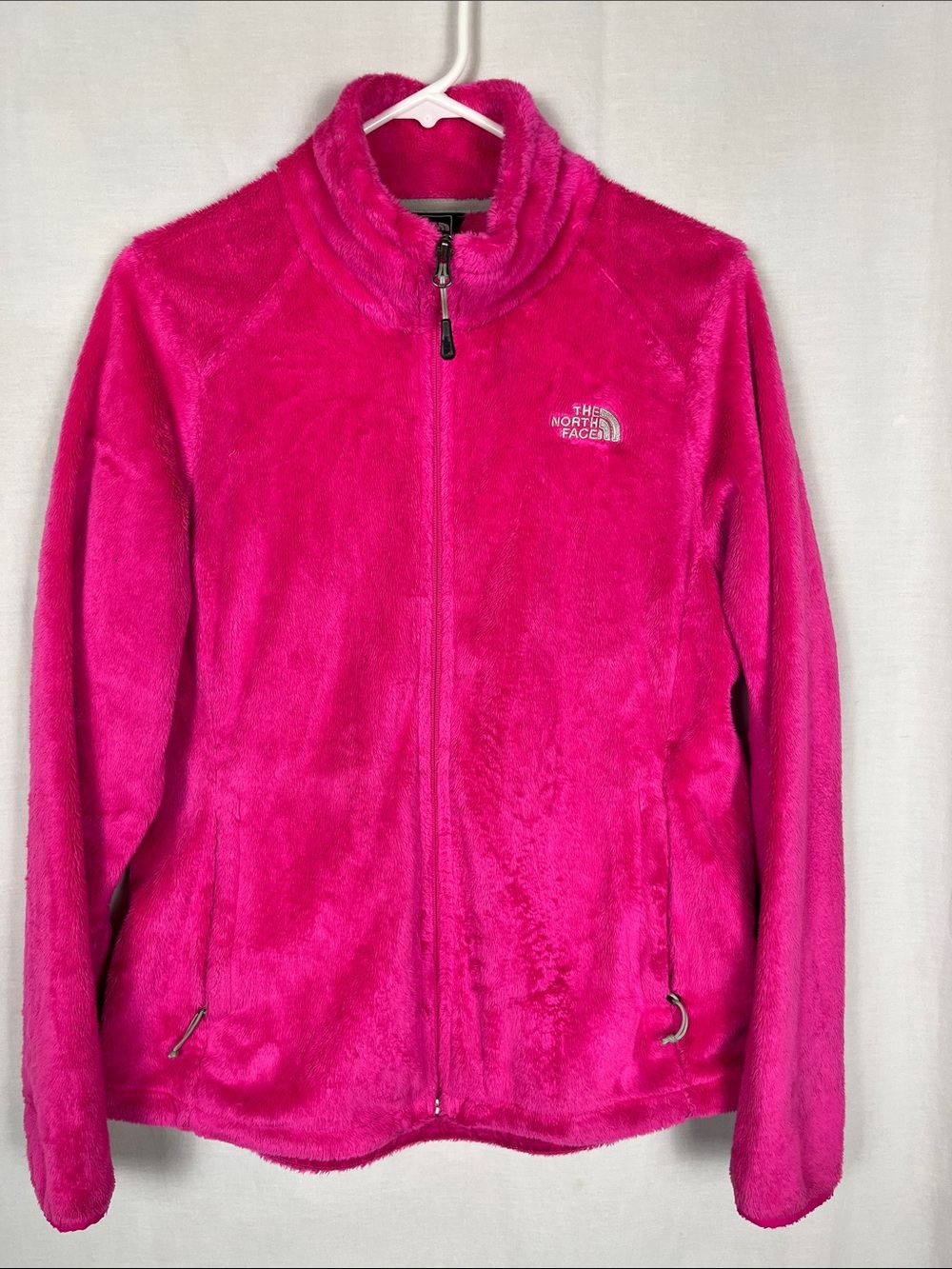 The North Face Osito Fuzzy Fleece Hot Pink Full Zip Jacket